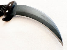 Load image into Gallery viewer, Forged Sharpened Karambit with Tactical Black Cerakote Finish — (Item #1014)