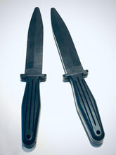 Load image into Gallery viewer, PAIR (2 knives) of Trigonal Rubber Training Knives
