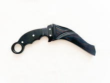 Load image into Gallery viewer, Forged Karambit with Tactical Black Cerakote Finish — (Item #1014)
