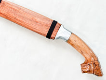Load image into Gallery viewer, Hand-Forged Visayan Itak Tribal Carved Handle &amp; Scabbard
