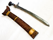 Load image into Gallery viewer, Native Kris Tulsiko · Wavy Blade &amp; Ornate Scabbard | 0021

