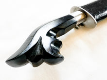 Load image into Gallery viewer, Native Ginunting · Sculpted Black Hilt &amp; Scabbard | 0022
