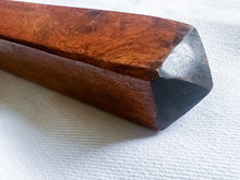 Load image into Gallery viewer, Diamond-shaped tip and thicker profile of Tiger Kamagong War Stick 3.0
